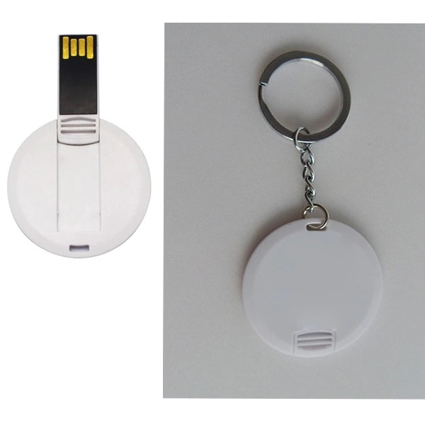 Custom Round Card USB Flash Drive 3