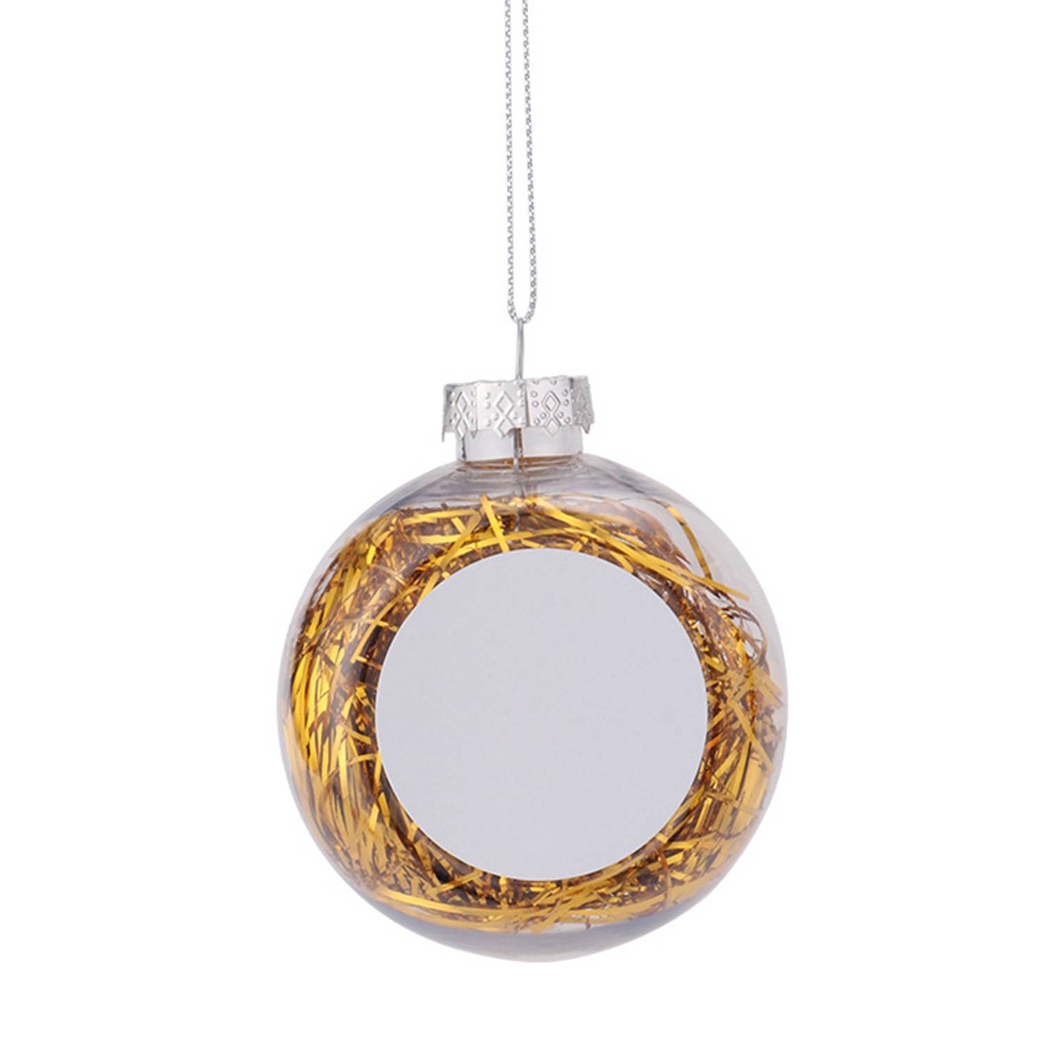 Plastic Christmas Ornament, promotional household item with logo imprint 6