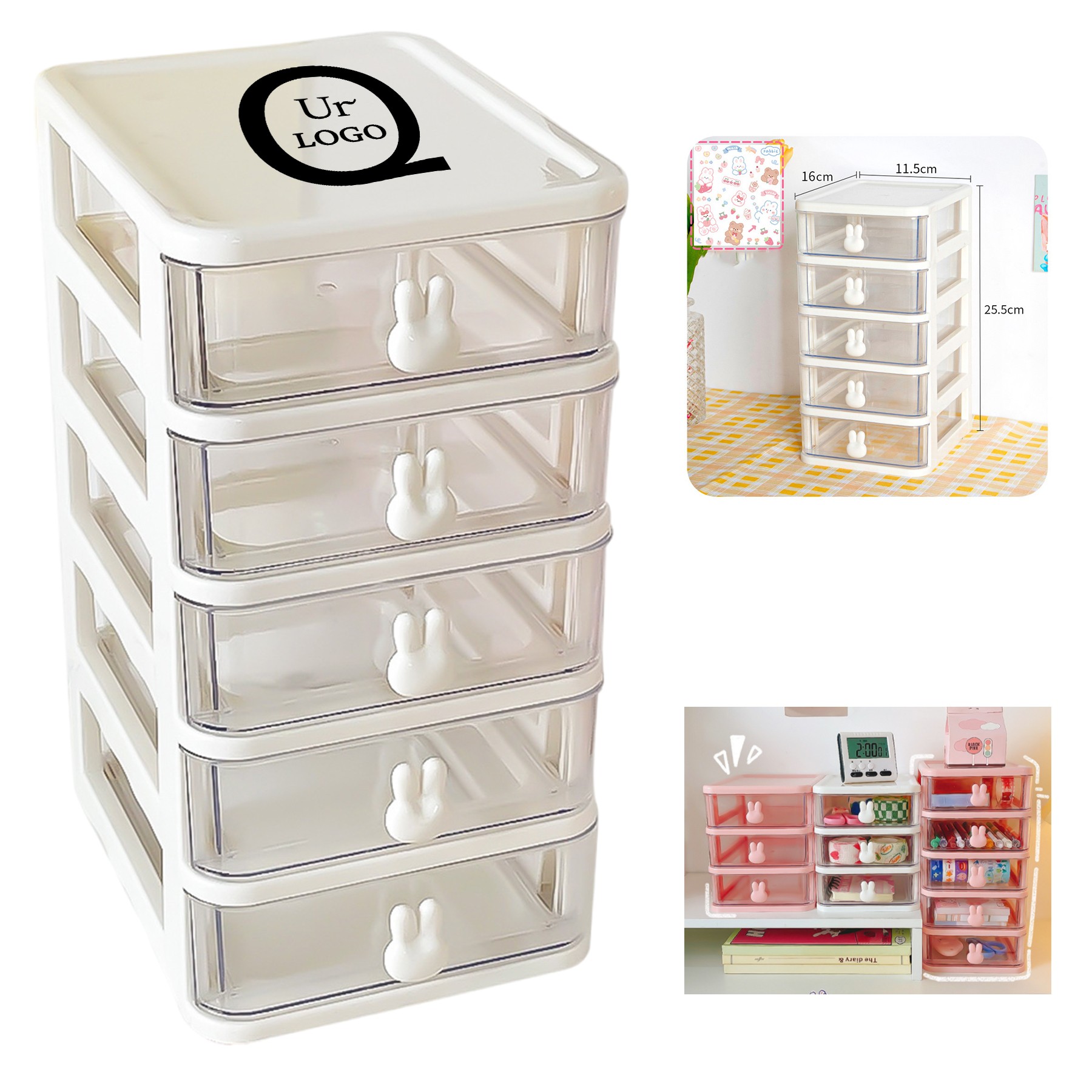 Plastic Stackable Organizer Drawers