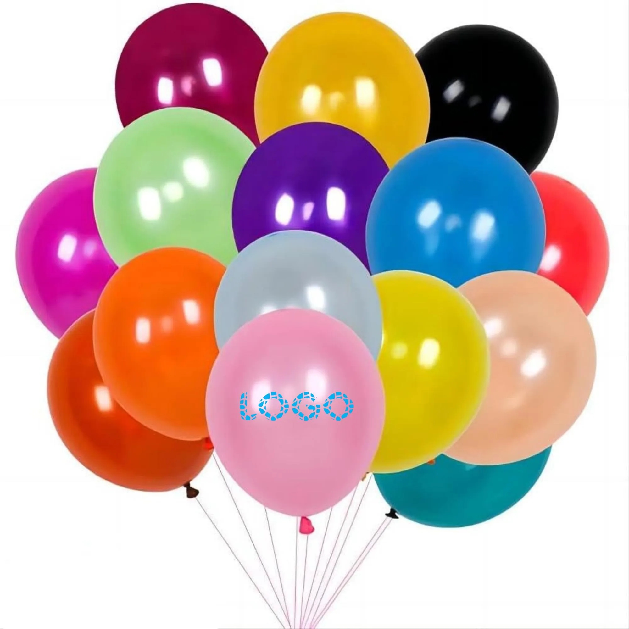 12 Inch Rainbow Thick Latex Party Balloons 1