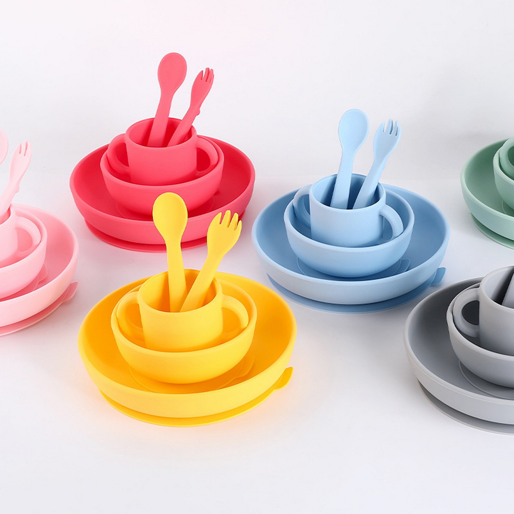 Silicone Children Cutlery Set 10