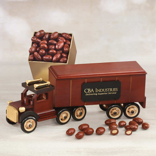 Classic Eighteen Wheeler with Milk Chocolate Almonds