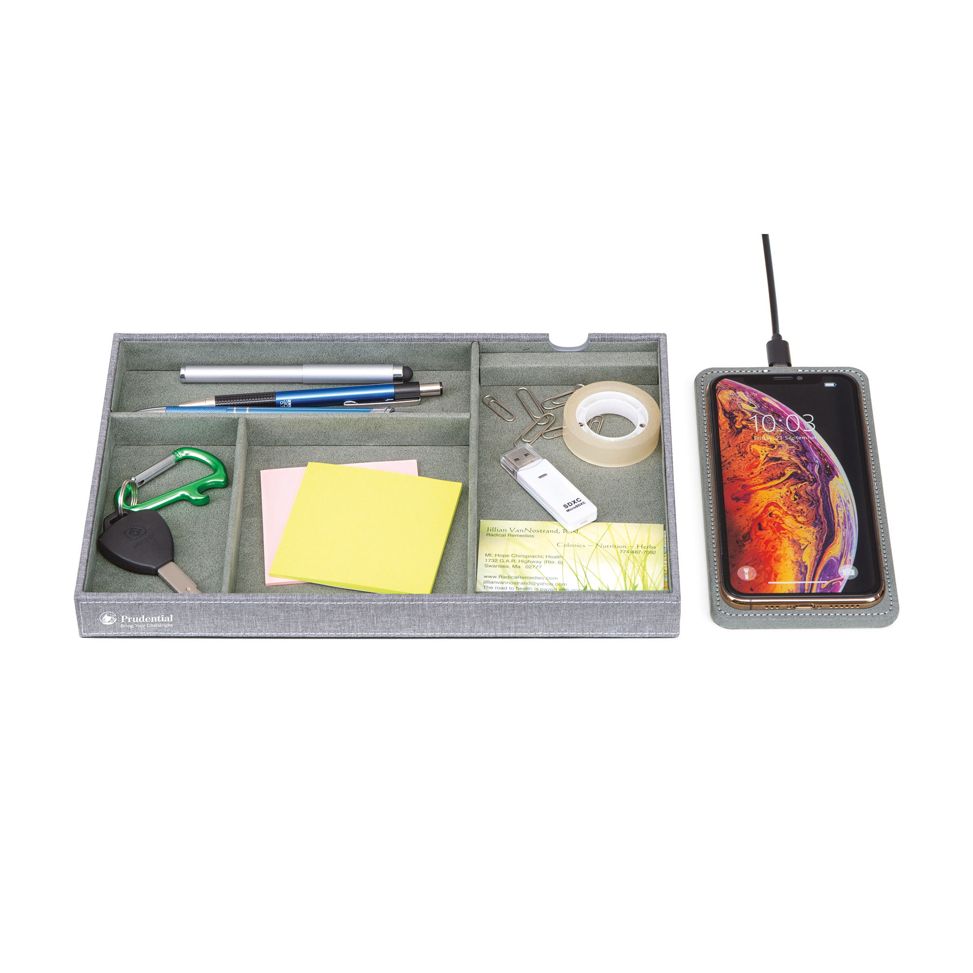 Truman Wireless Charging Accessory Tray 12