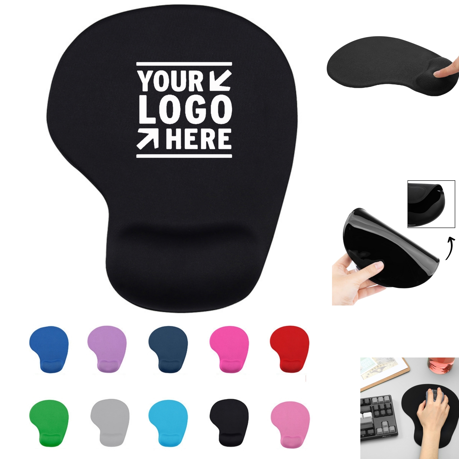 Ergonomic Wrist Rest Mouse Pad 1