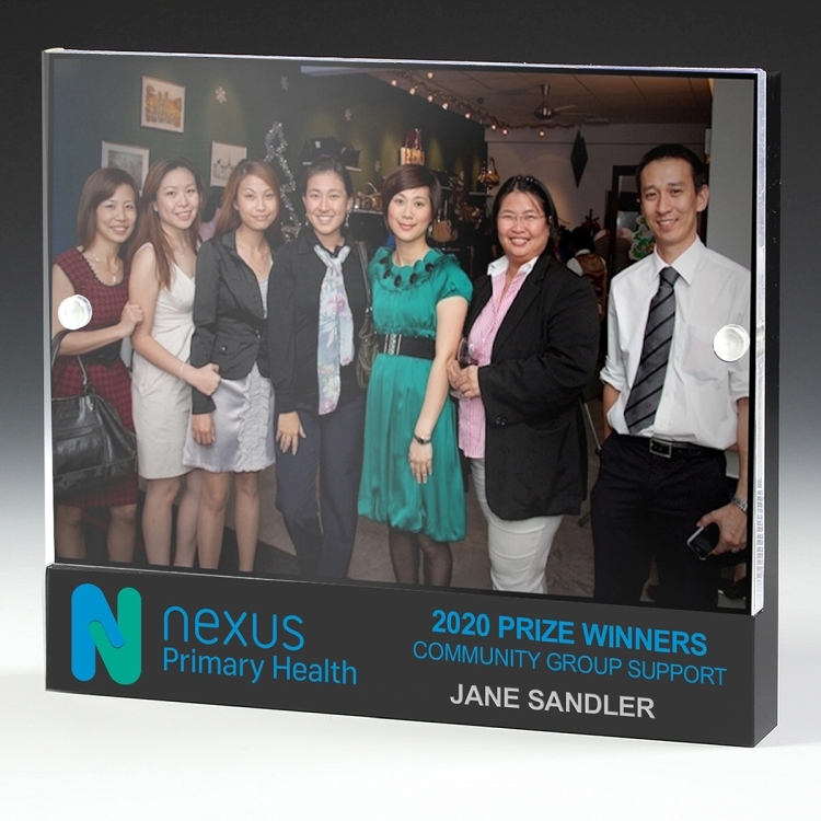 Screen Printed Acrylic Magnetic Frame (8"x 7"x 3/4")