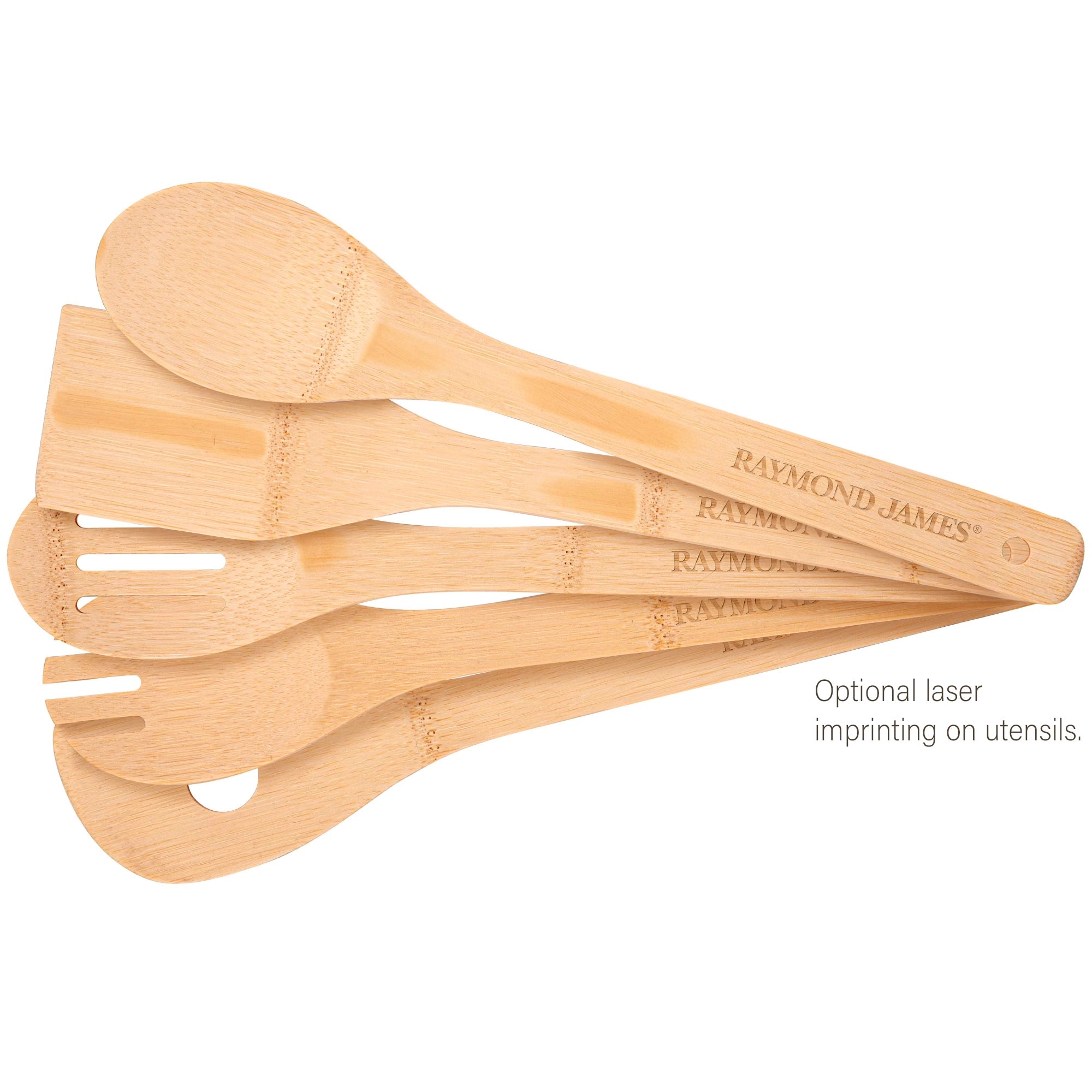 5-Piece Bamboo Kitchen Utensil Set 8