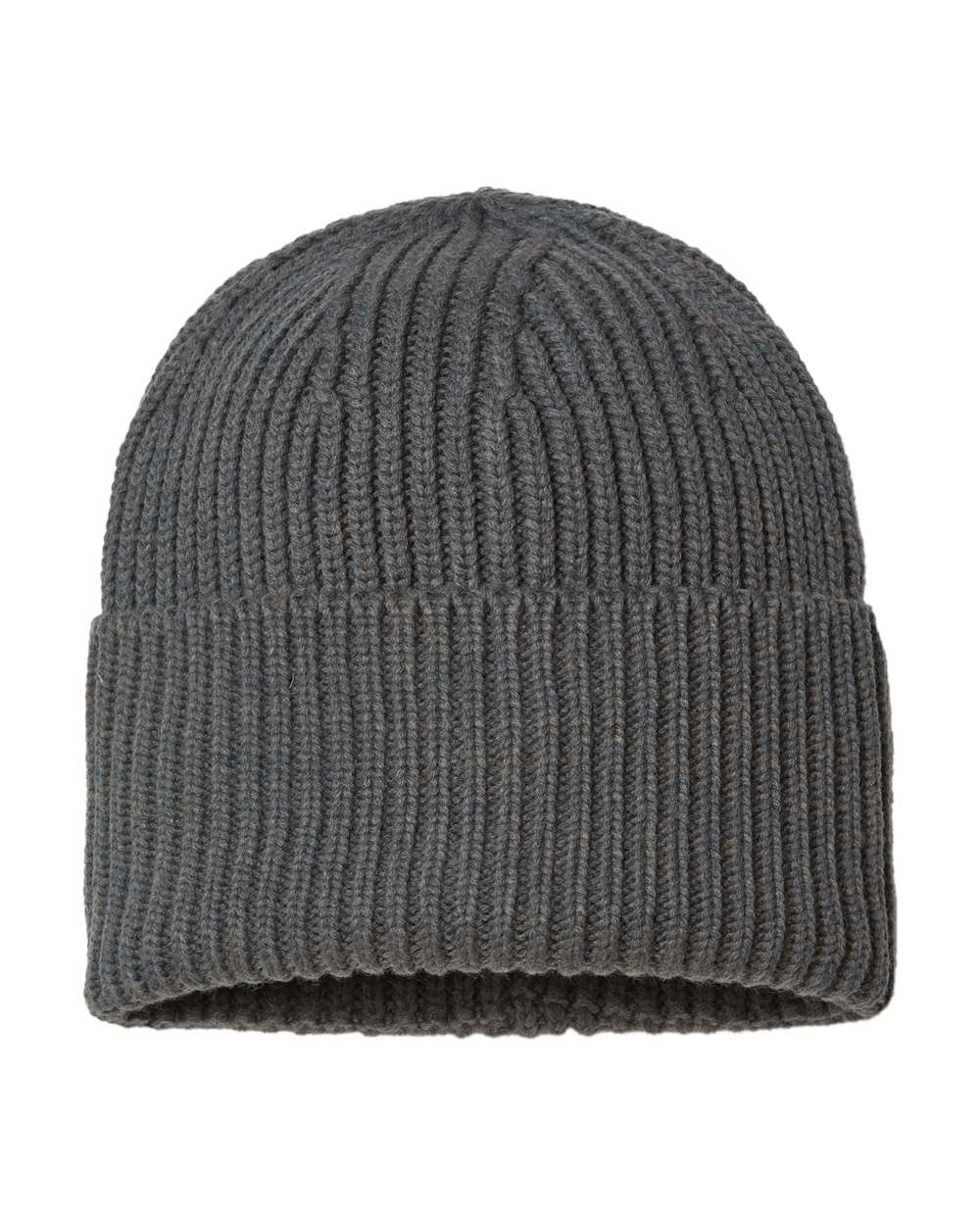 Sustainable Chunky Rib Cuffed Beanie - OAK 19