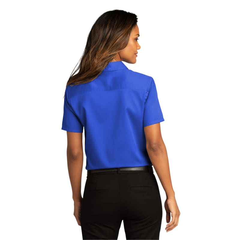 Port Authority Ladies Short Sleeve SuperPro React Twill Shirt. 63