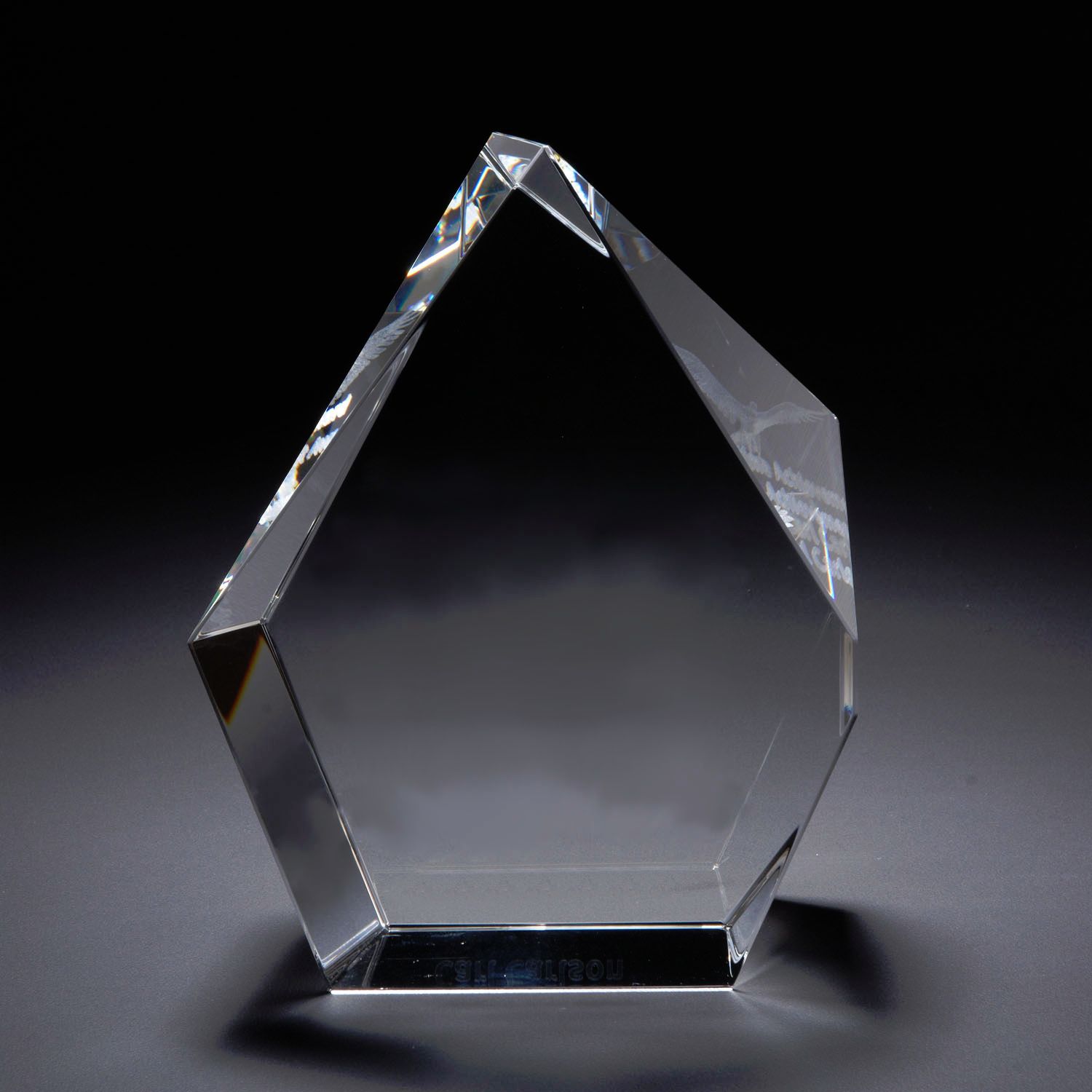 3D Crystal Maximo Large Award 2