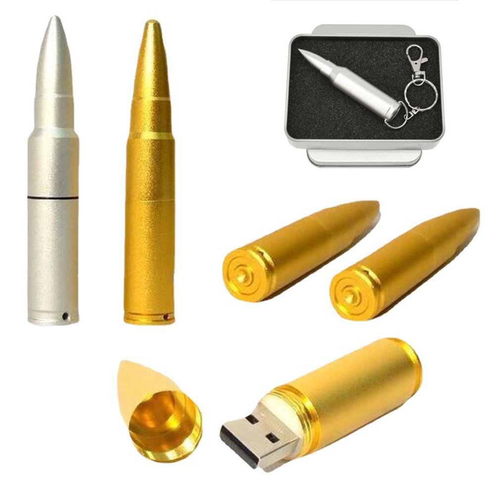 Bullet 16G Usb Flash Drive Keychain