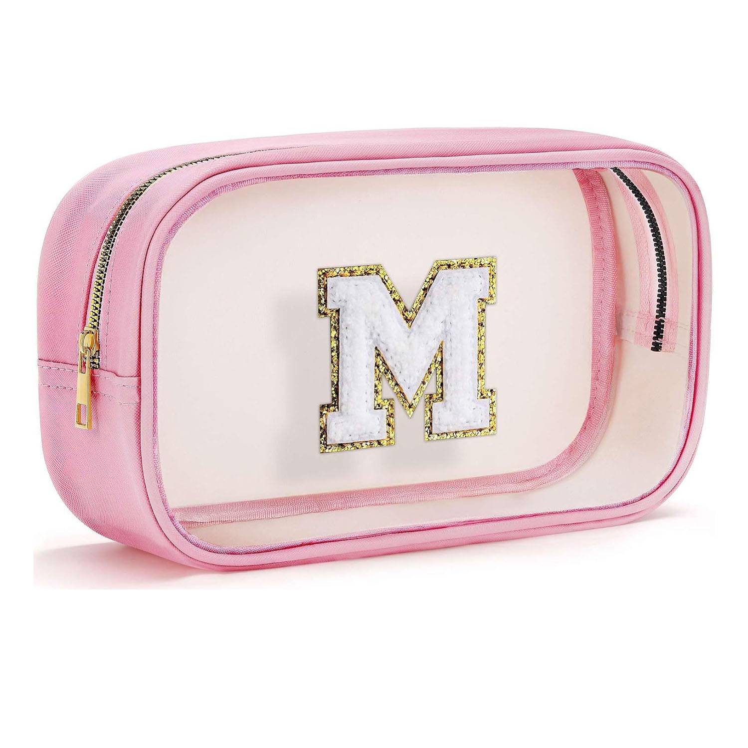 Waterproof Large Capacity PVC Letter Cosmetic Bag 3