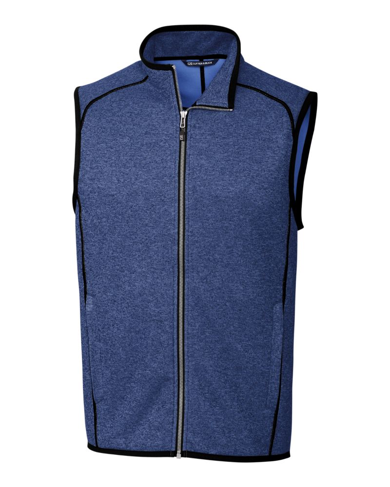 Cutter & Buck Mainsail Sweater-Knit Mens Full Zip Vest 57