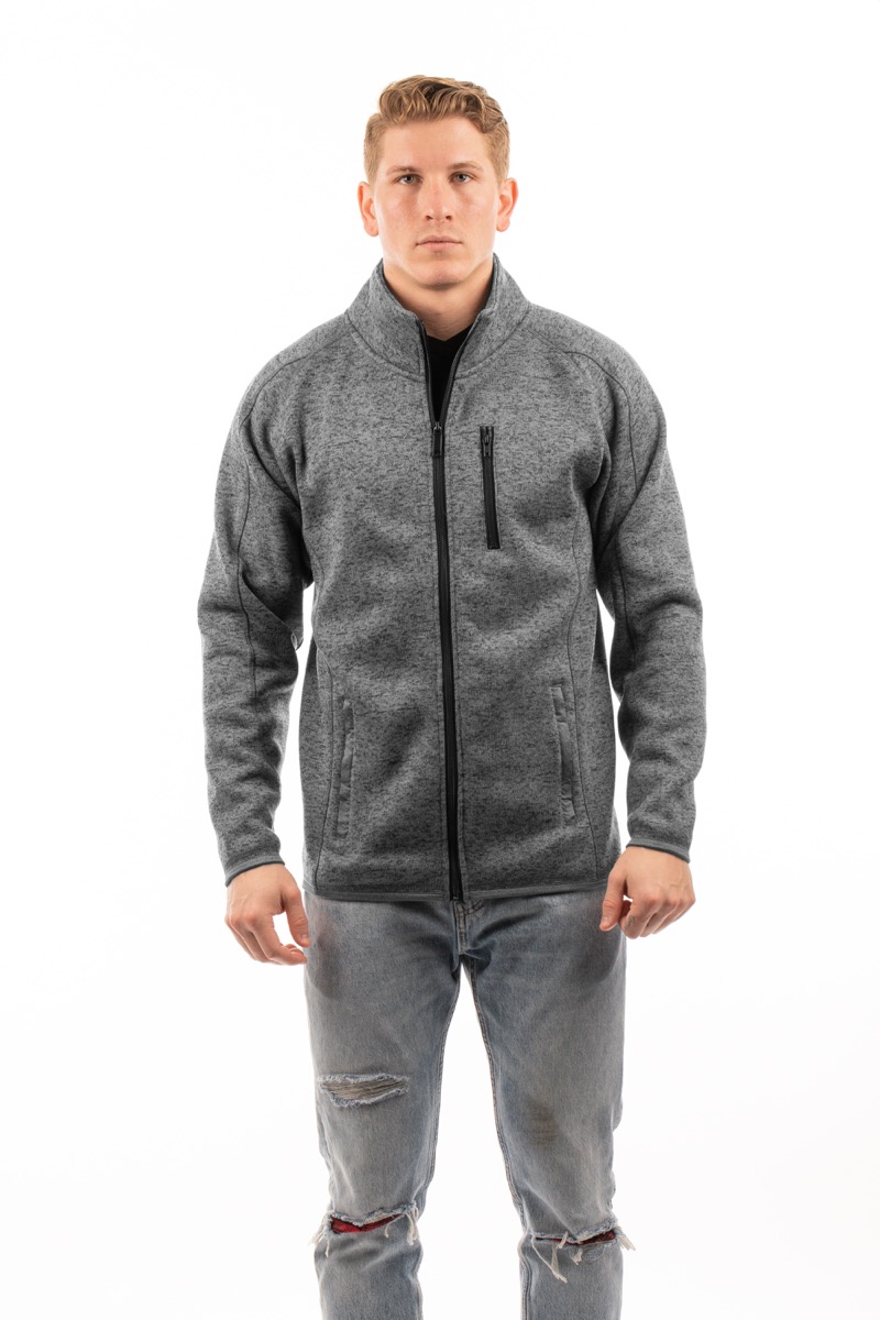 Burnside Men's Sweater Knit Jacket 2