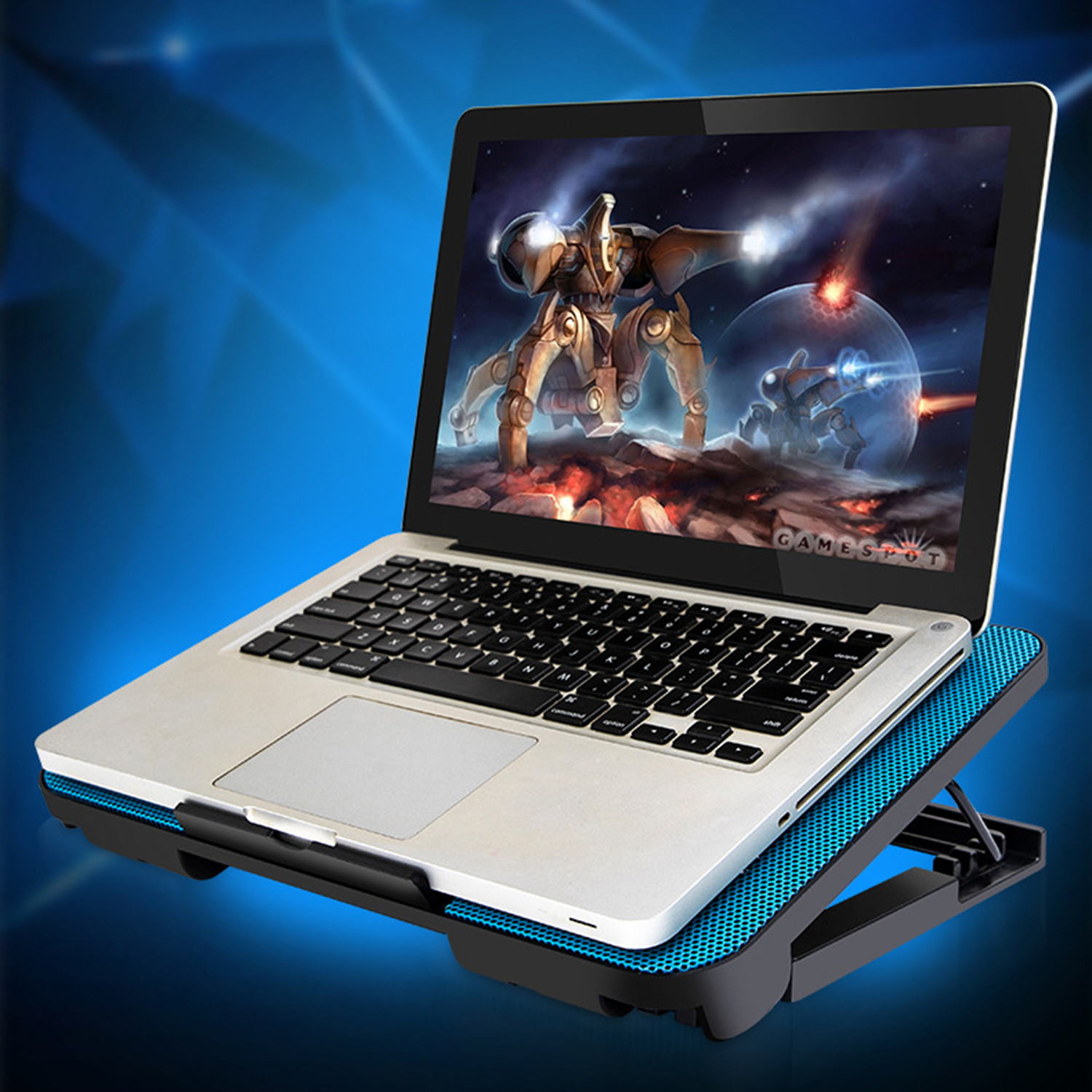 Dual Fan Laptop Cooling Base 8