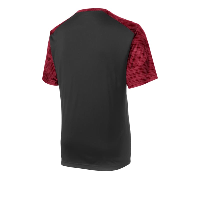 Sport-Tek CamoHex Colorblock Tee. 32
