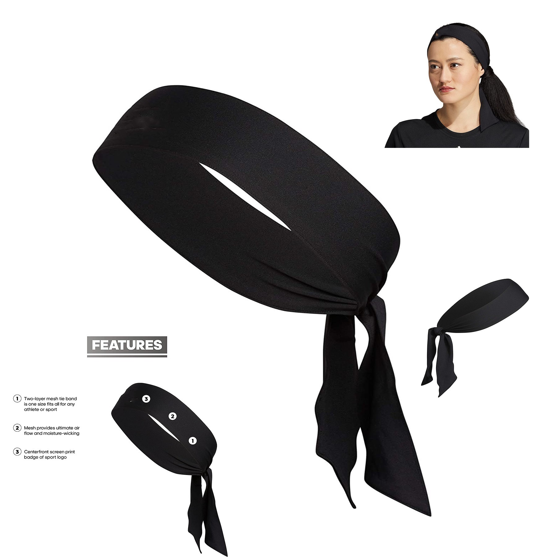 Stretchy Sports Headbands Set 2