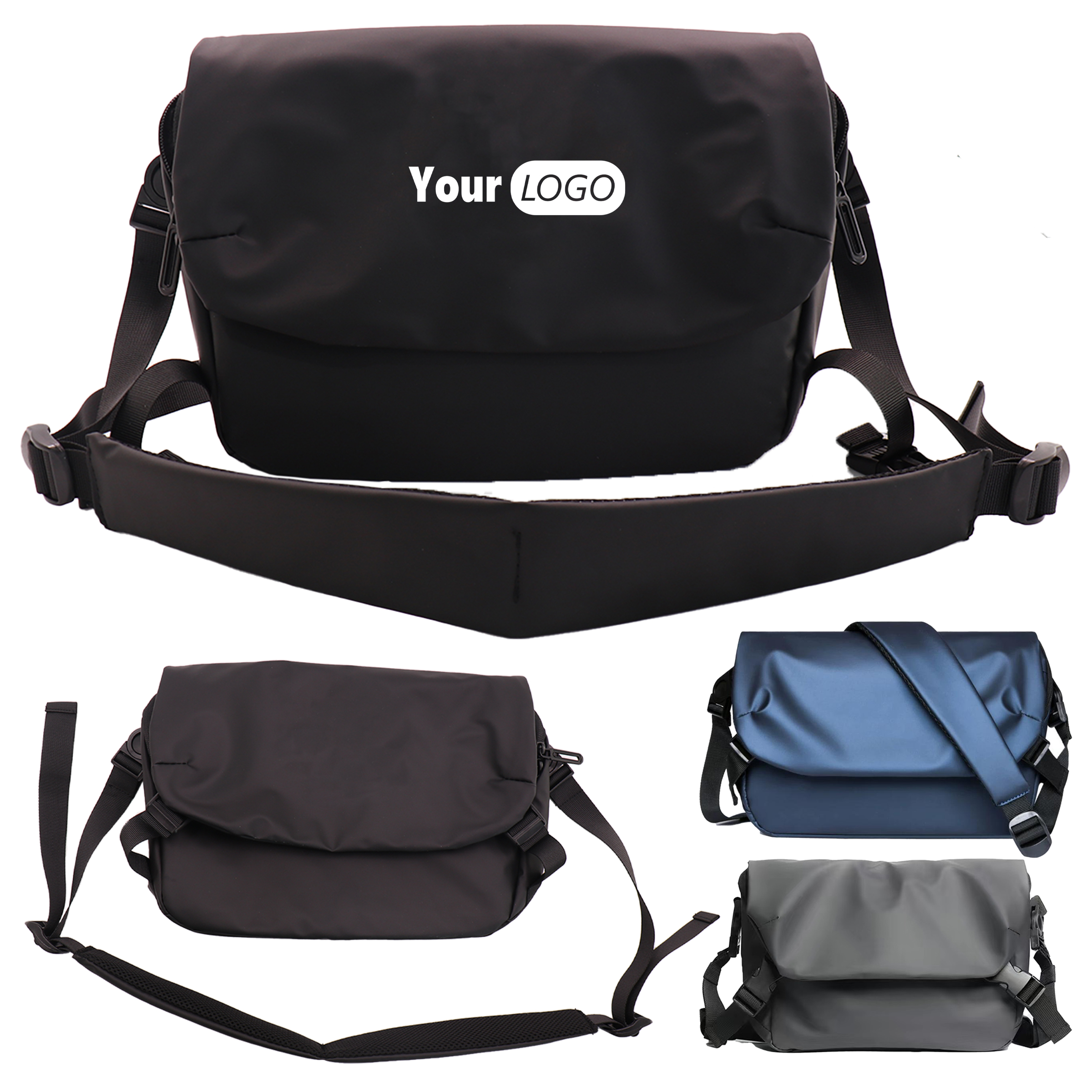 Nylon Vintage Messenger Bag 2