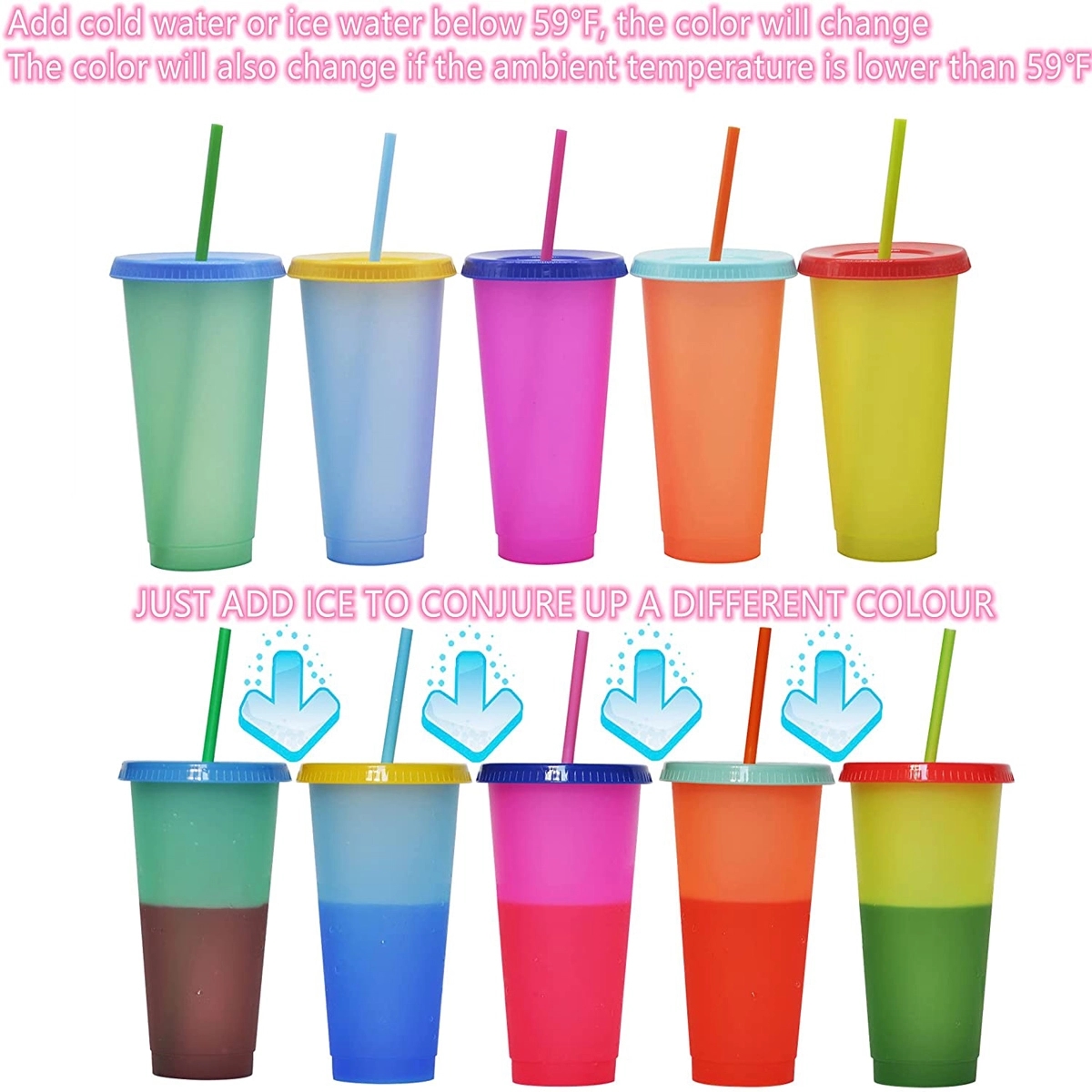 24 Oz Changing Color Cup 3