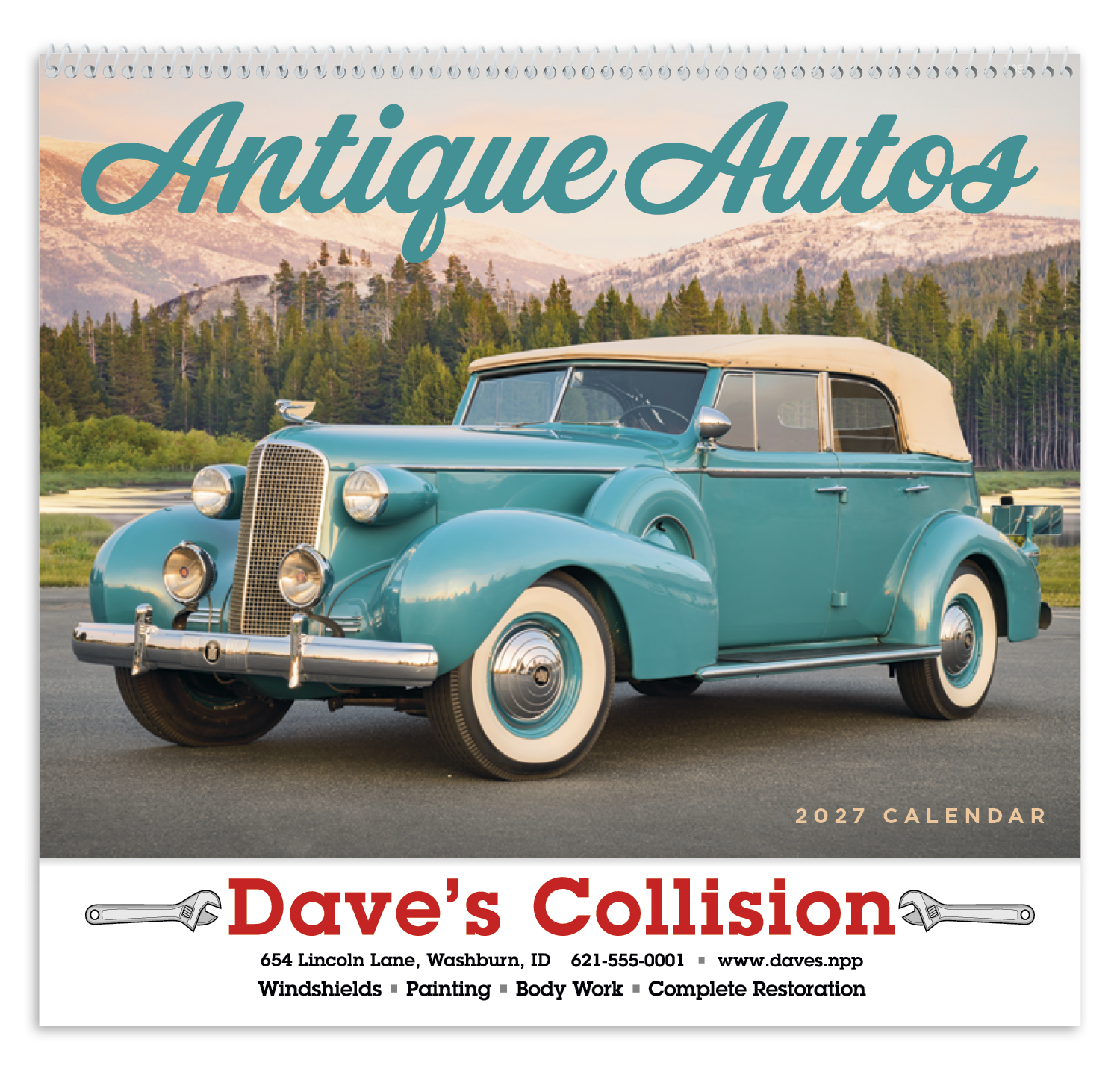 Good Value™ Antique Autos - Spiral Calendar 39