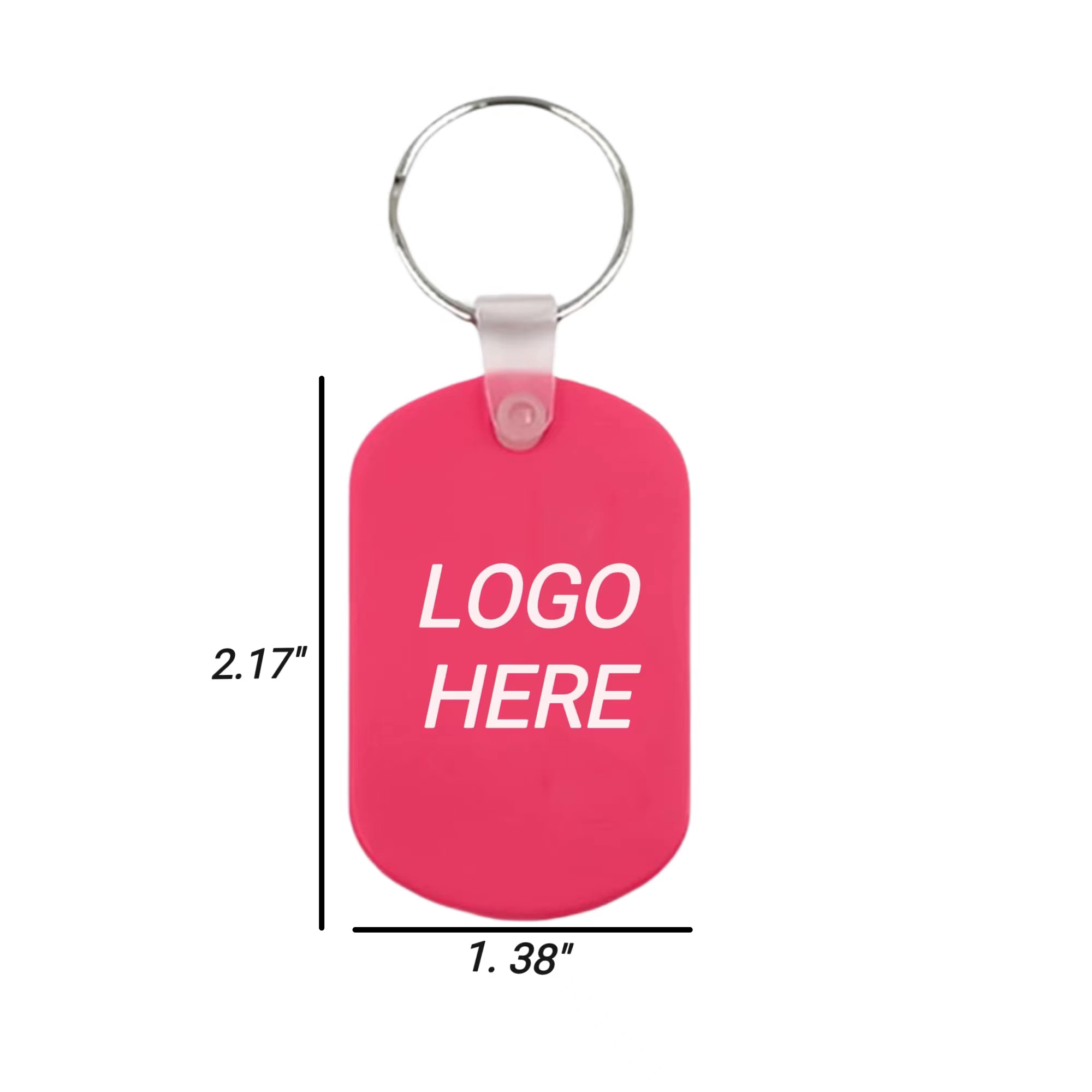 Oval Shape PVC Key Holder 2