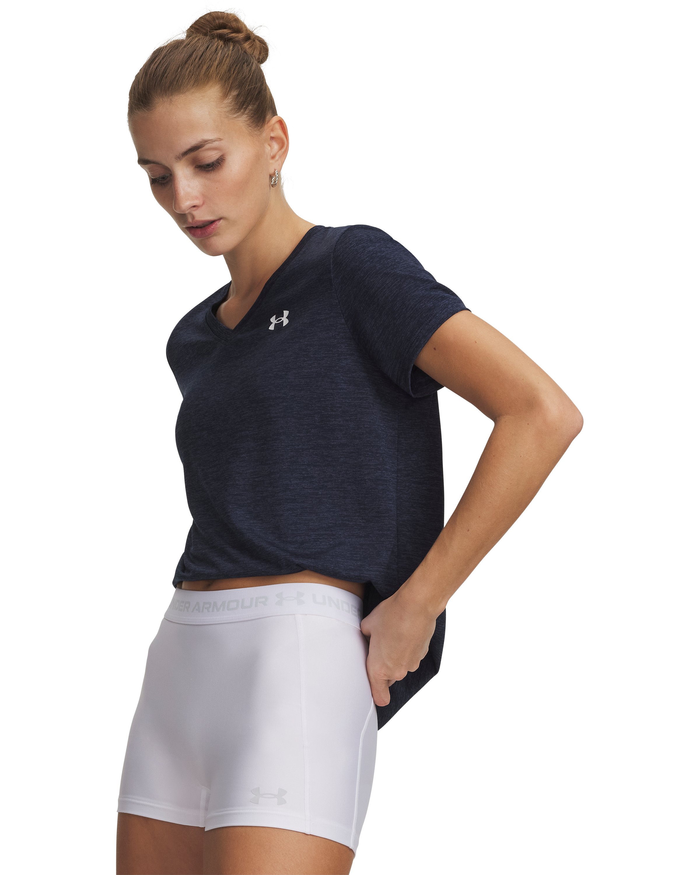 UA Tech Twist Women's V-Neck Short Sleeve 15