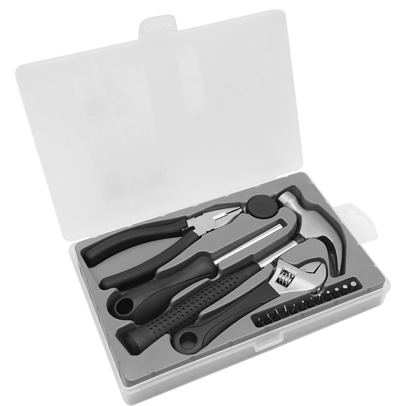 HandyPro 18pc Household Tool Set with Hammer, Adjustable Wrench, and Pliers 3