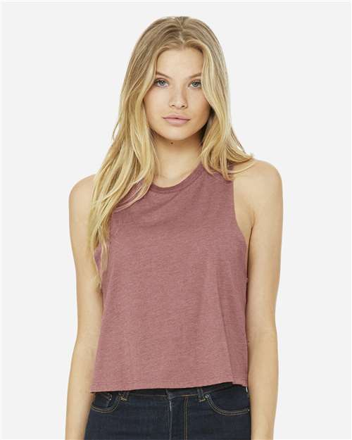 Women's Racerback Crop Tank - 6682 46