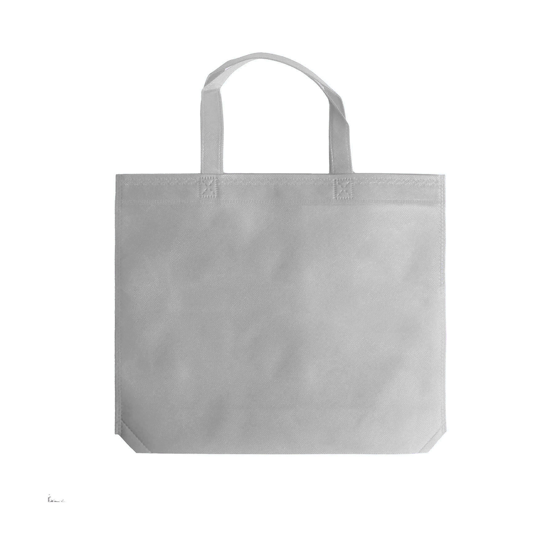Heat Sealed Non-Woven Shopping Tote Bag(12 5/8" W x 14 15/16" H x 4" G) 12