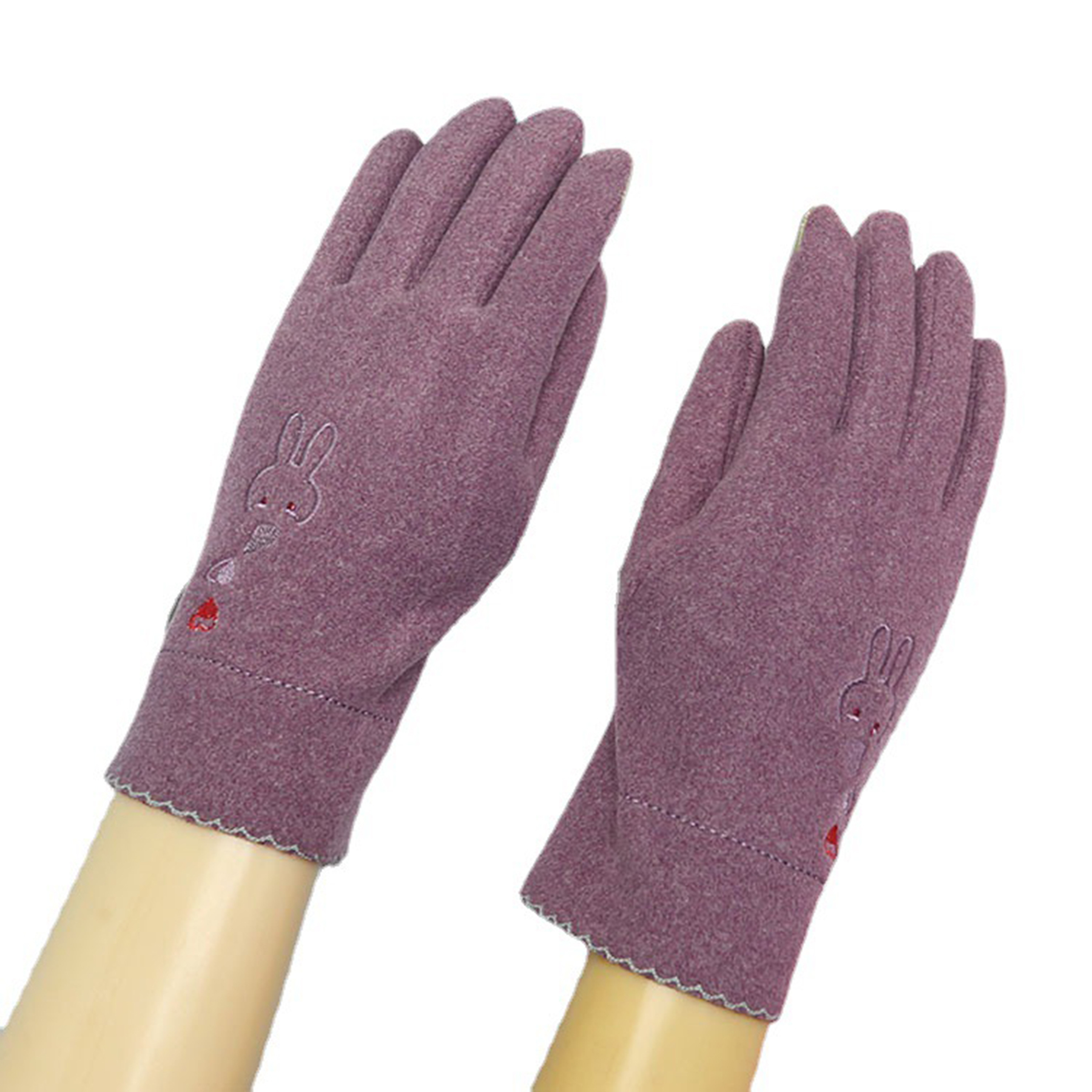 Fabric Soft Women Gloves 3