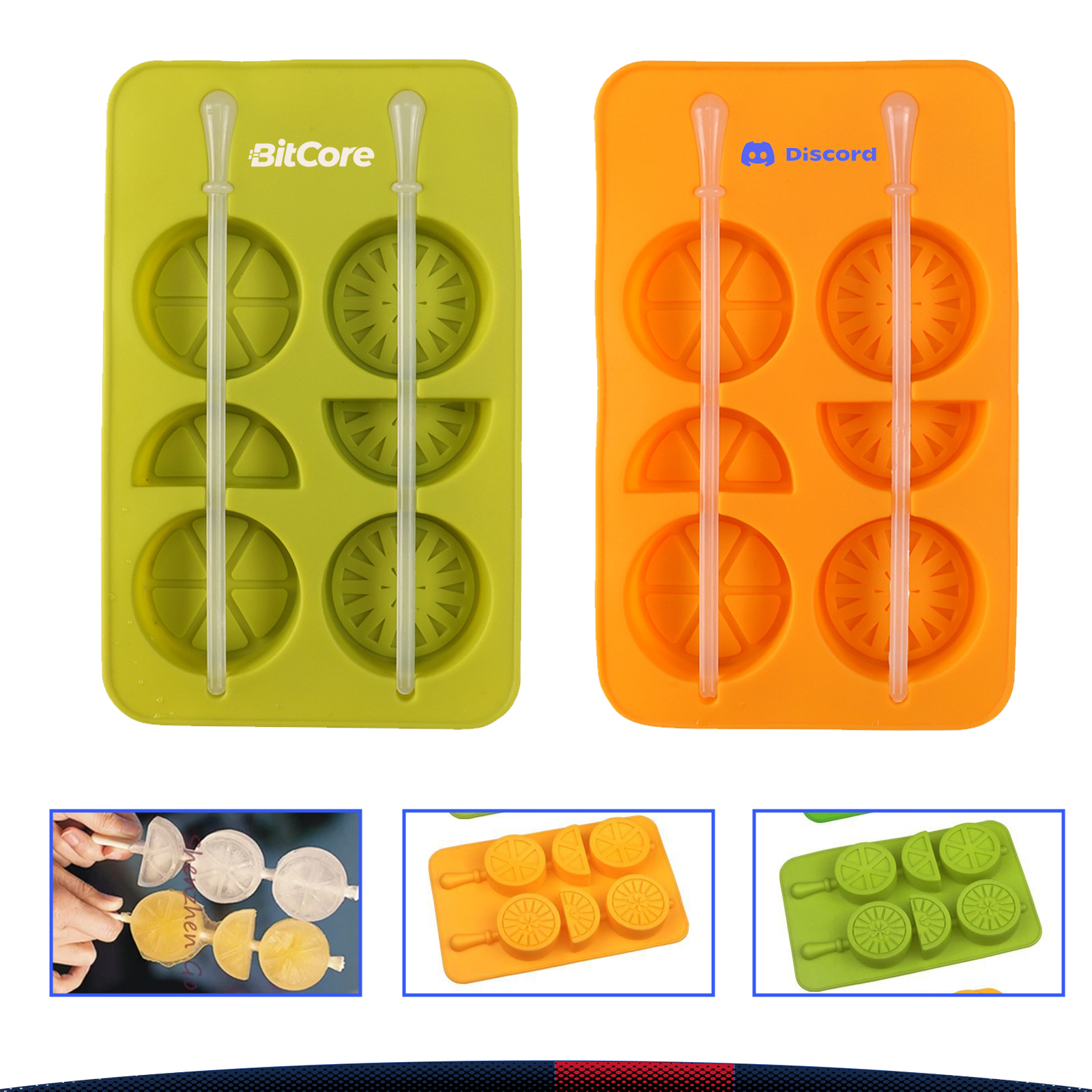 Lemon Ice Cream Mold Trays 2