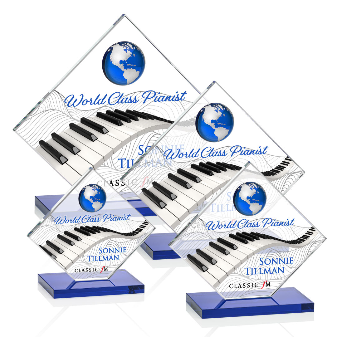Ferrand VividPrint™ Award - Blue/Silver