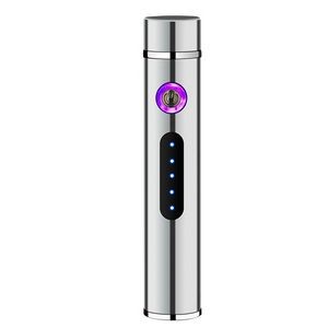 Sleek Stick Electric Arc Lighter With Flip Cap And USB Charging 34