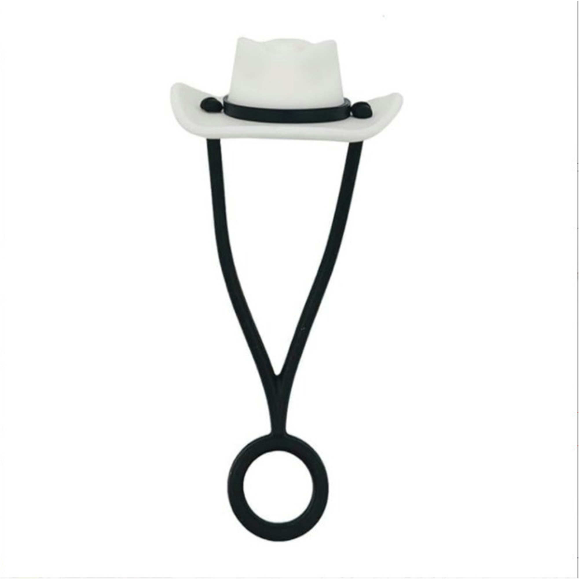 Food Grade Silicone Cowboy Hat Straw Cap 5