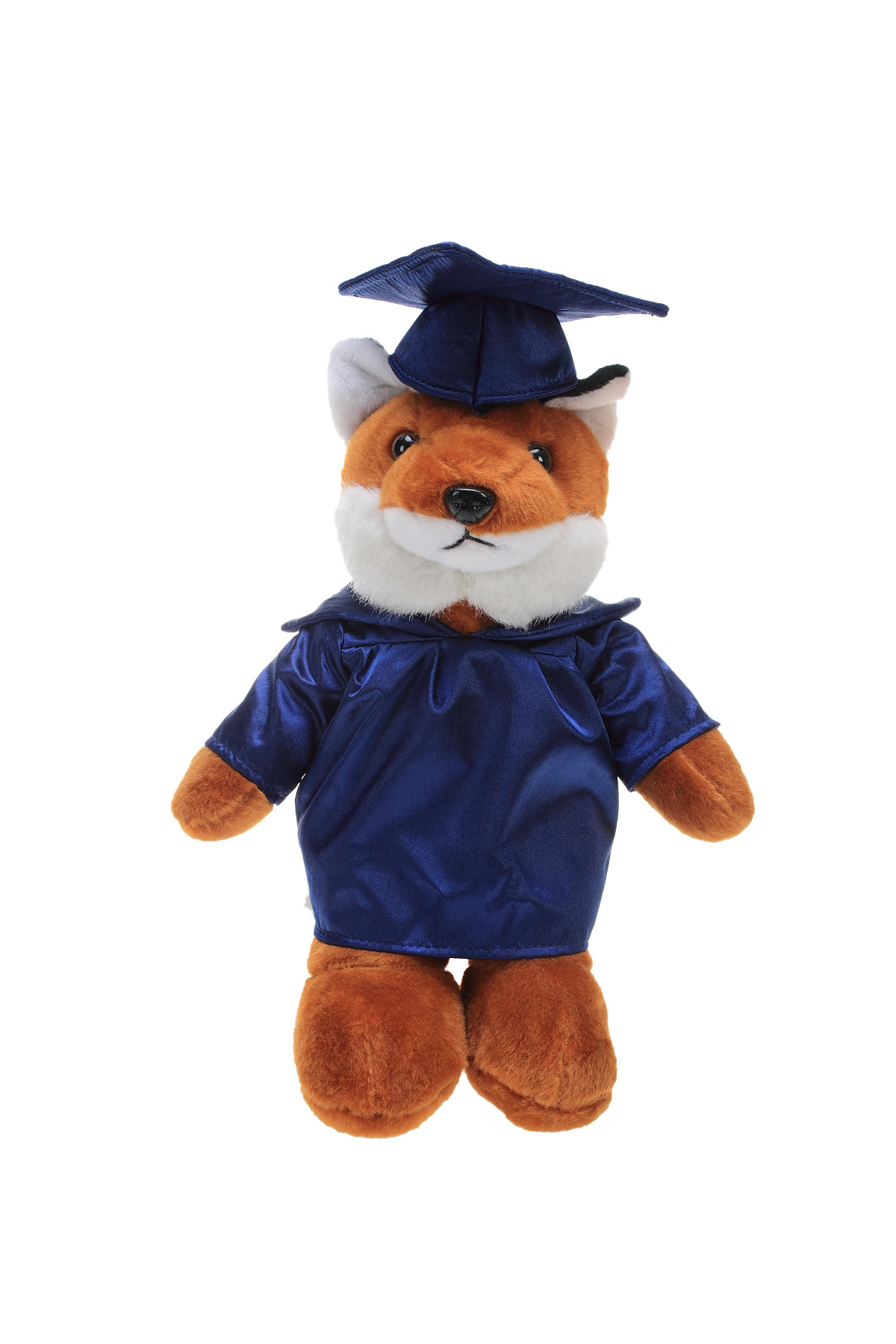 Soft Plush Fox in Graduation Cap & Gown Stuffed Animal 3