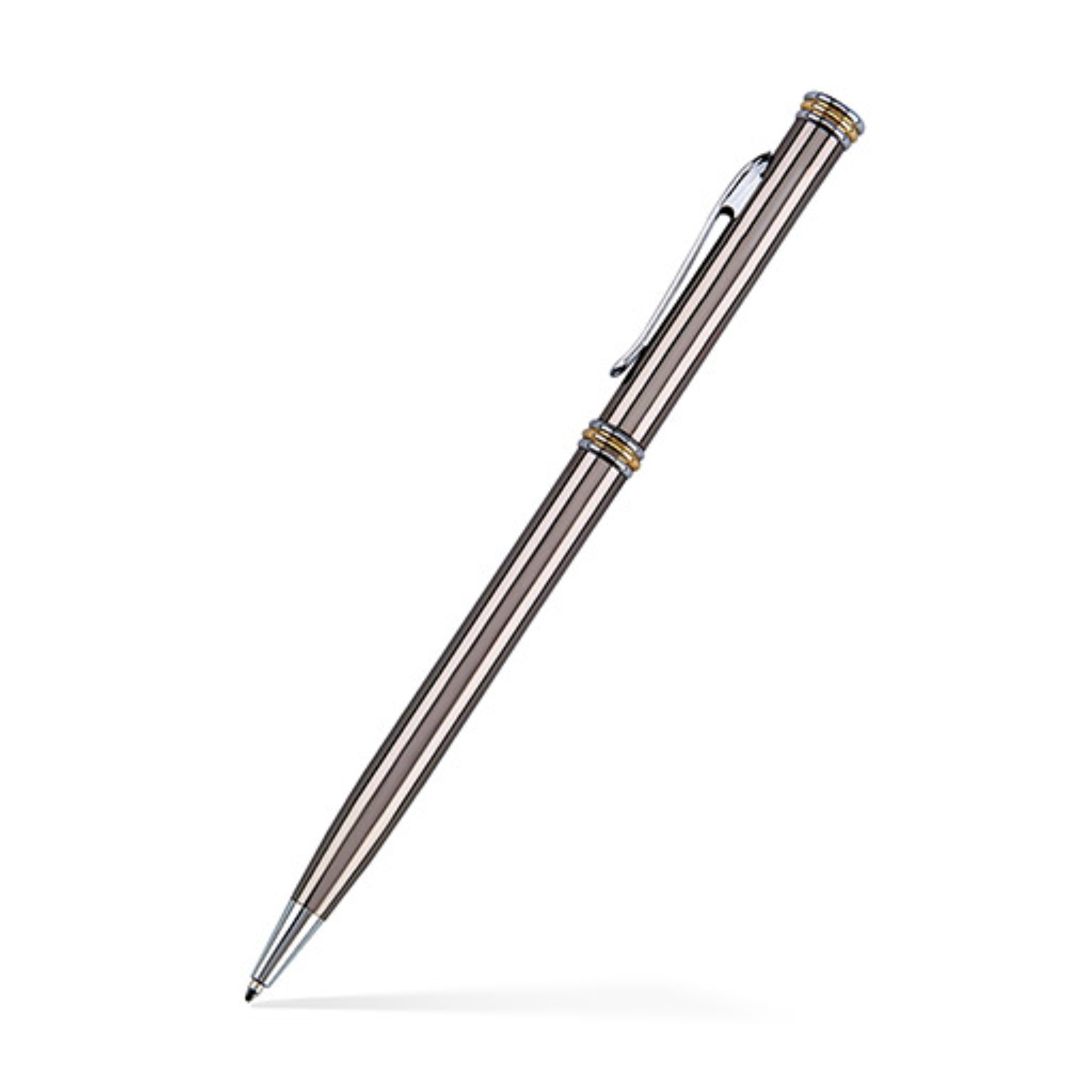 Metallic Ballpoint Twist Pen - Gunmetal 7