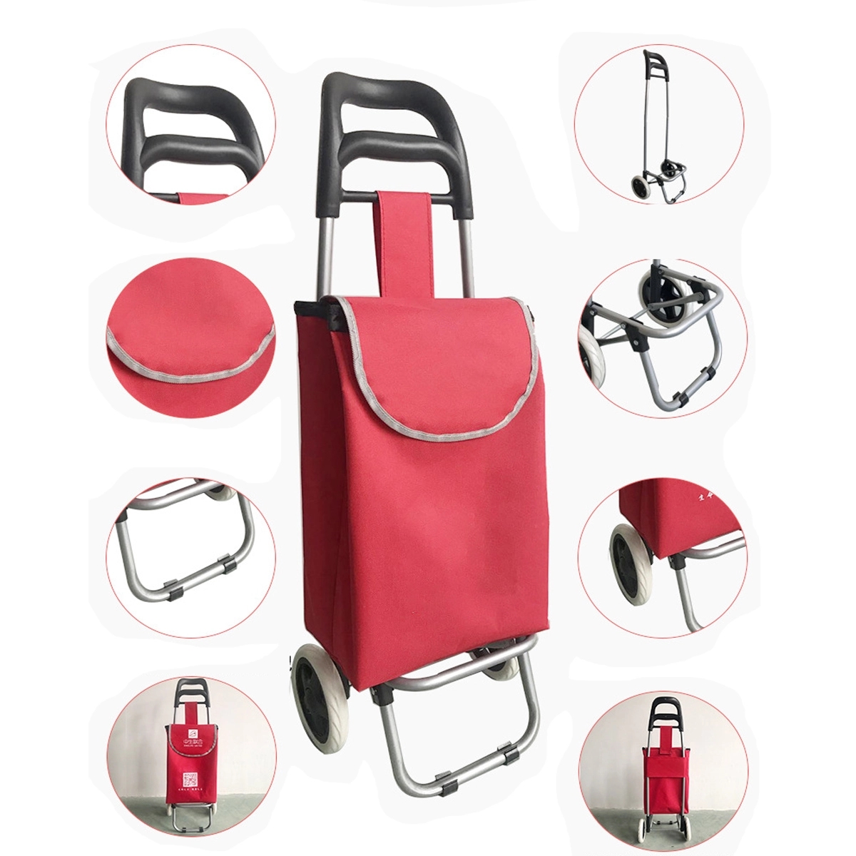 Shopping Grocery Foldable Cart 3