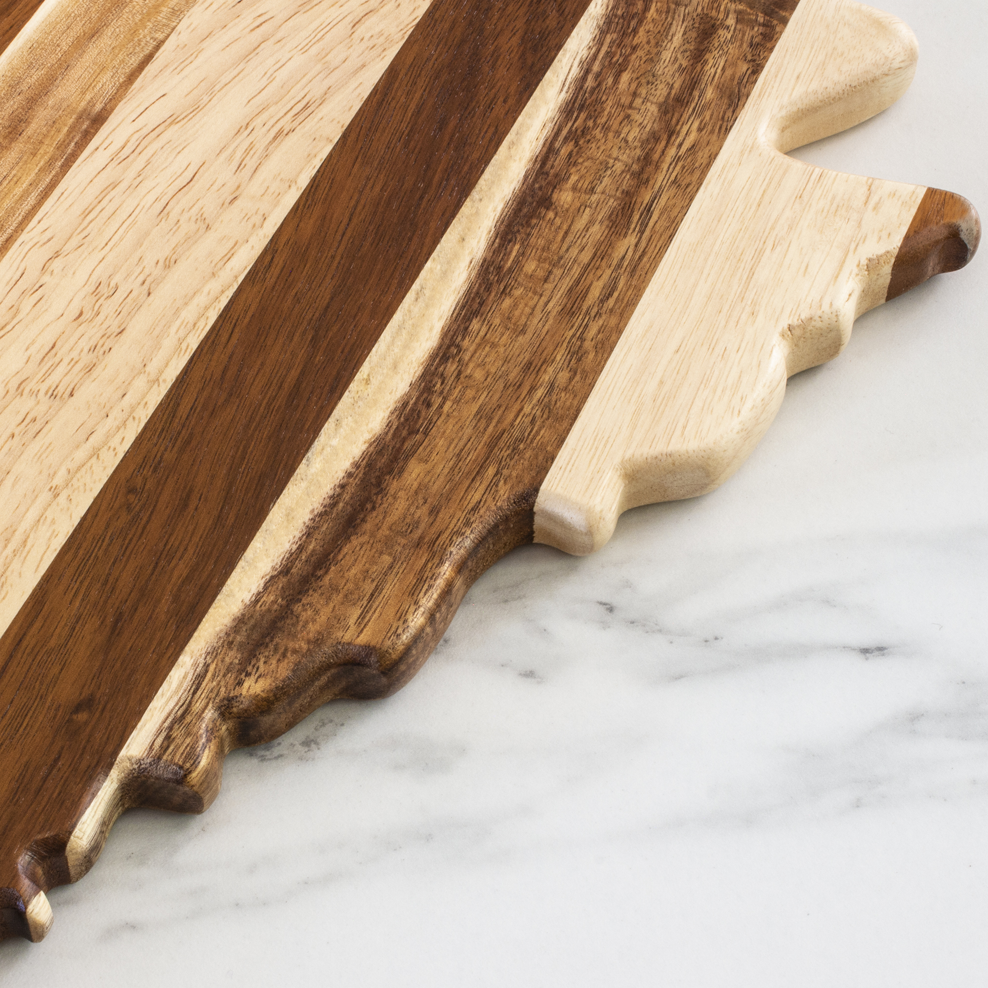 Rock & Branch® Shiplap Series Arkansas State Shaped Wood Serving and Cutting Board 4