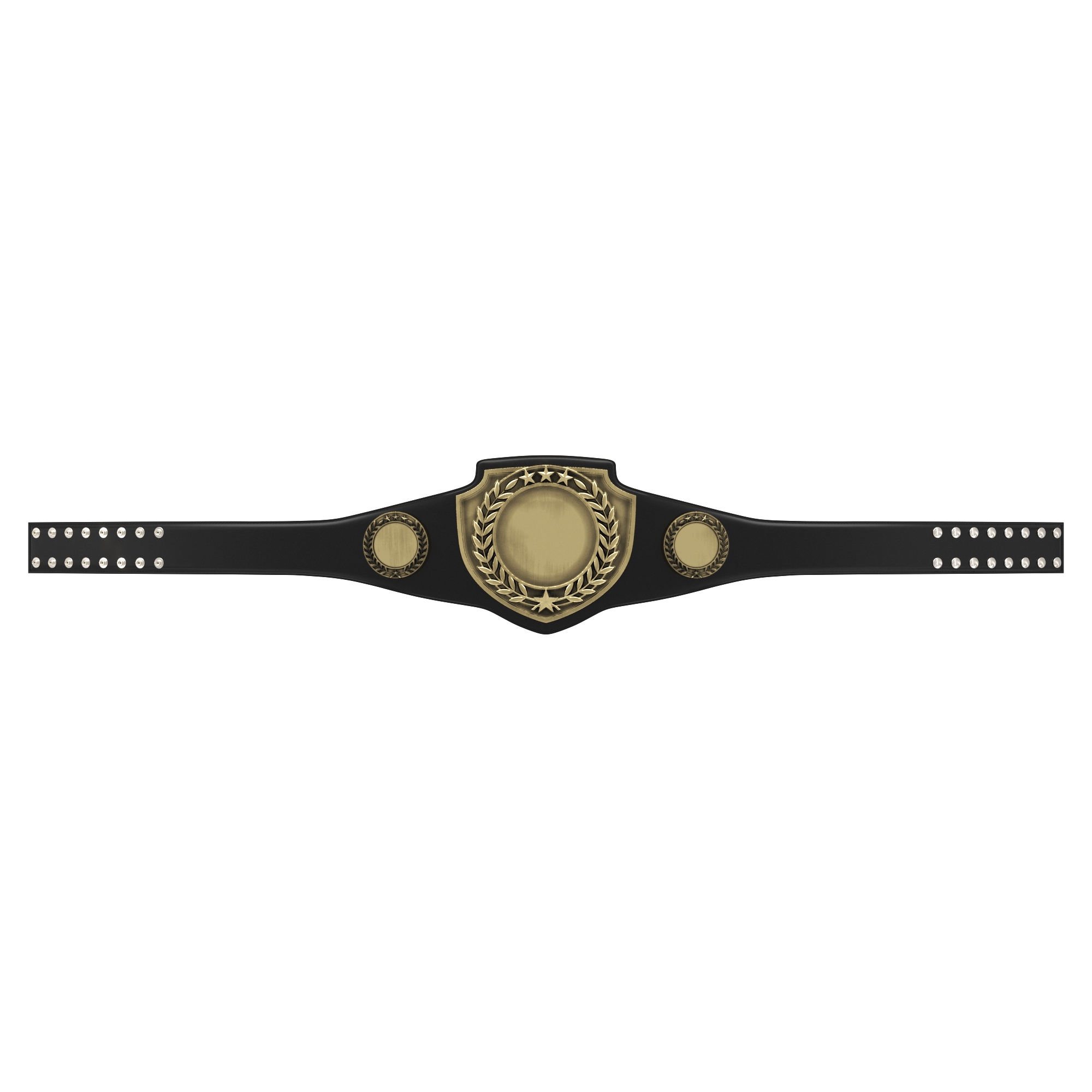 Express Vibraprint® Antique Bright Champion Award Shield Belt 19
