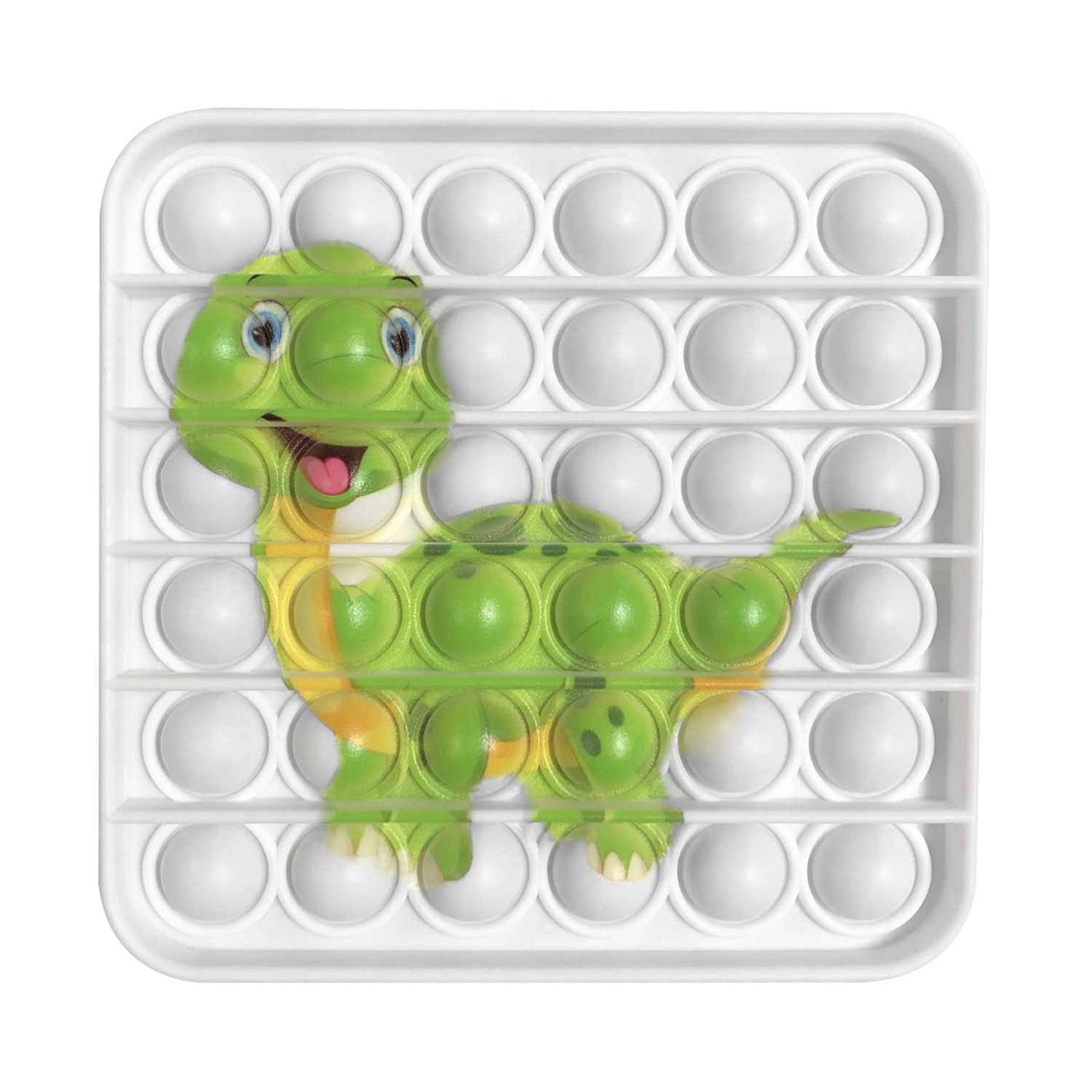 Square Full Color Print Push Pop Bubble Fidget Toy 11