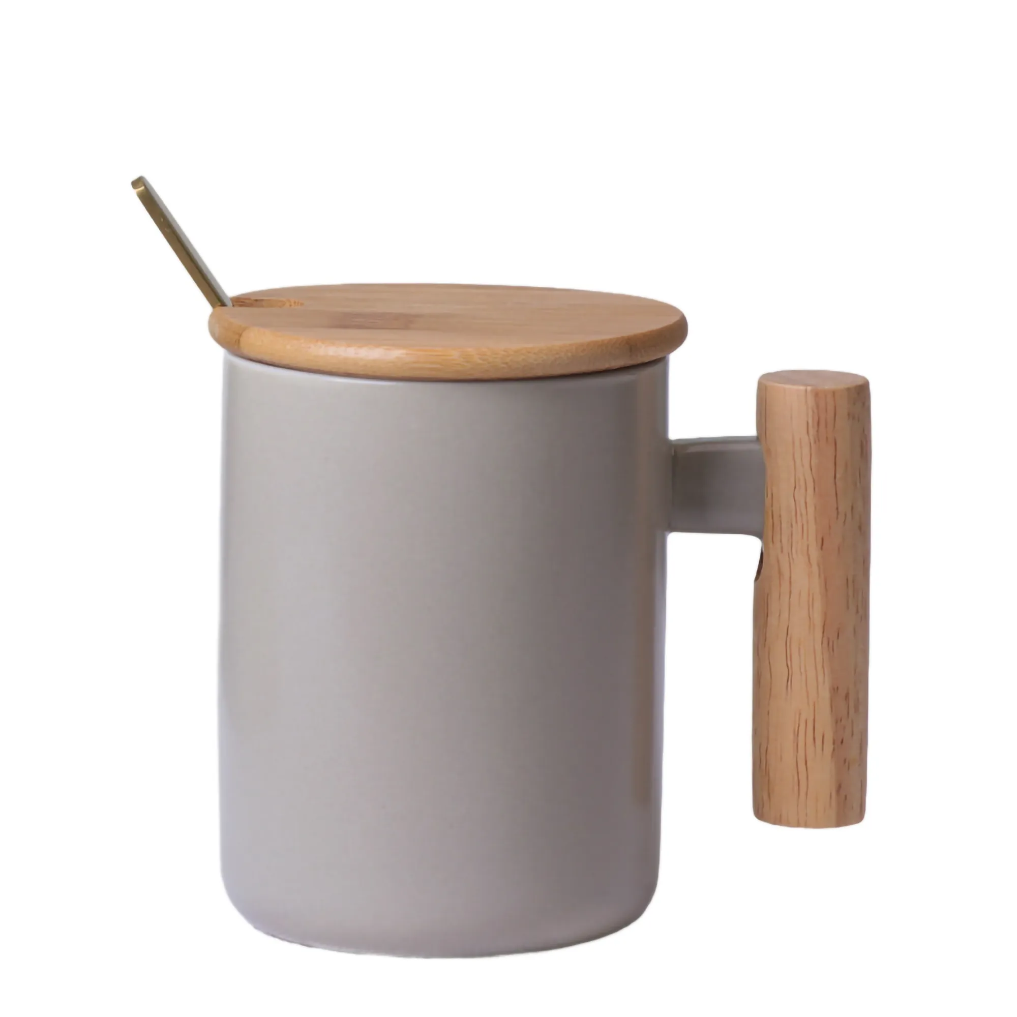 Ceramic Mug With Bamboo Lid 7