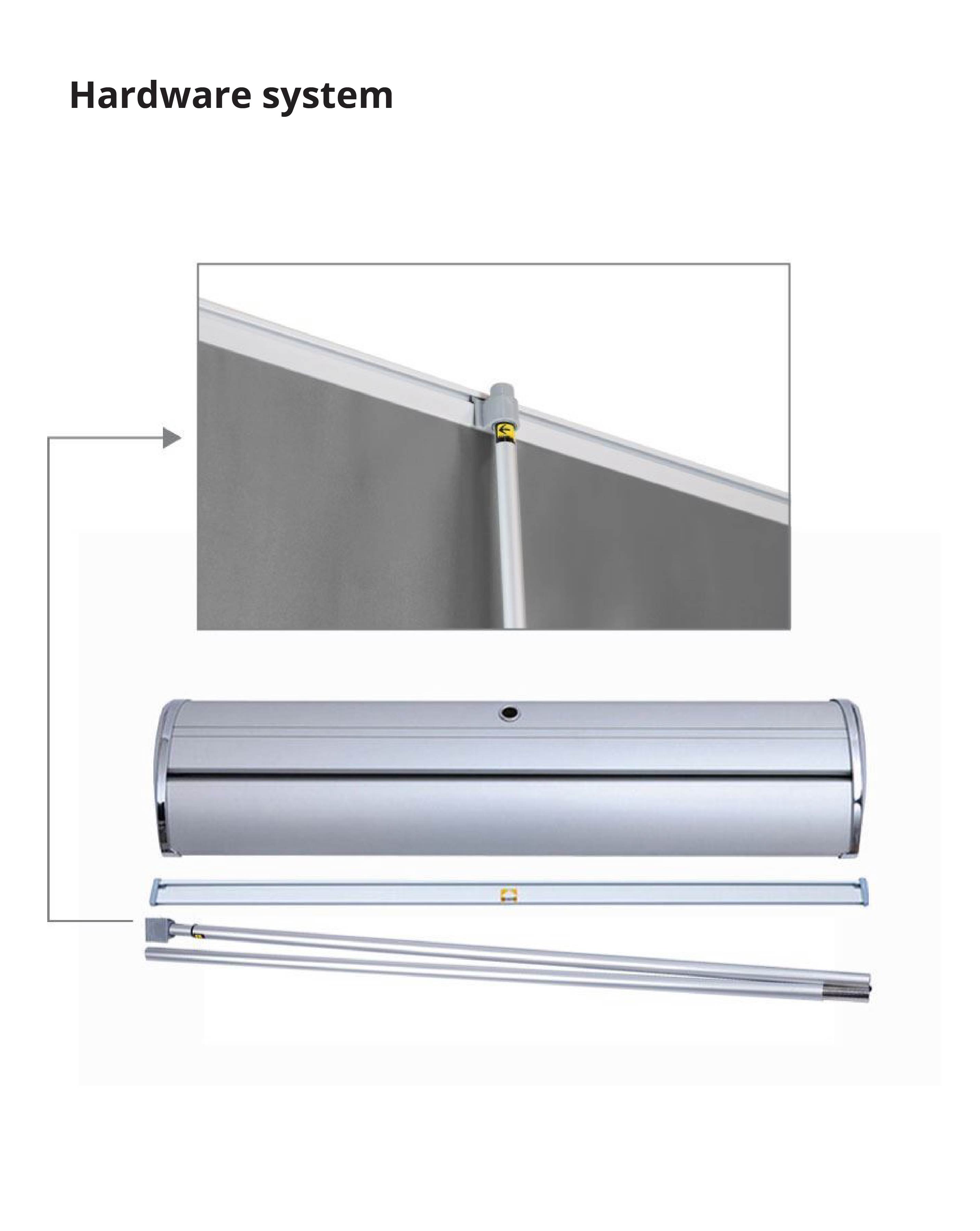 Retractable Banner Deluxe Single Sided (33" x 81") 3