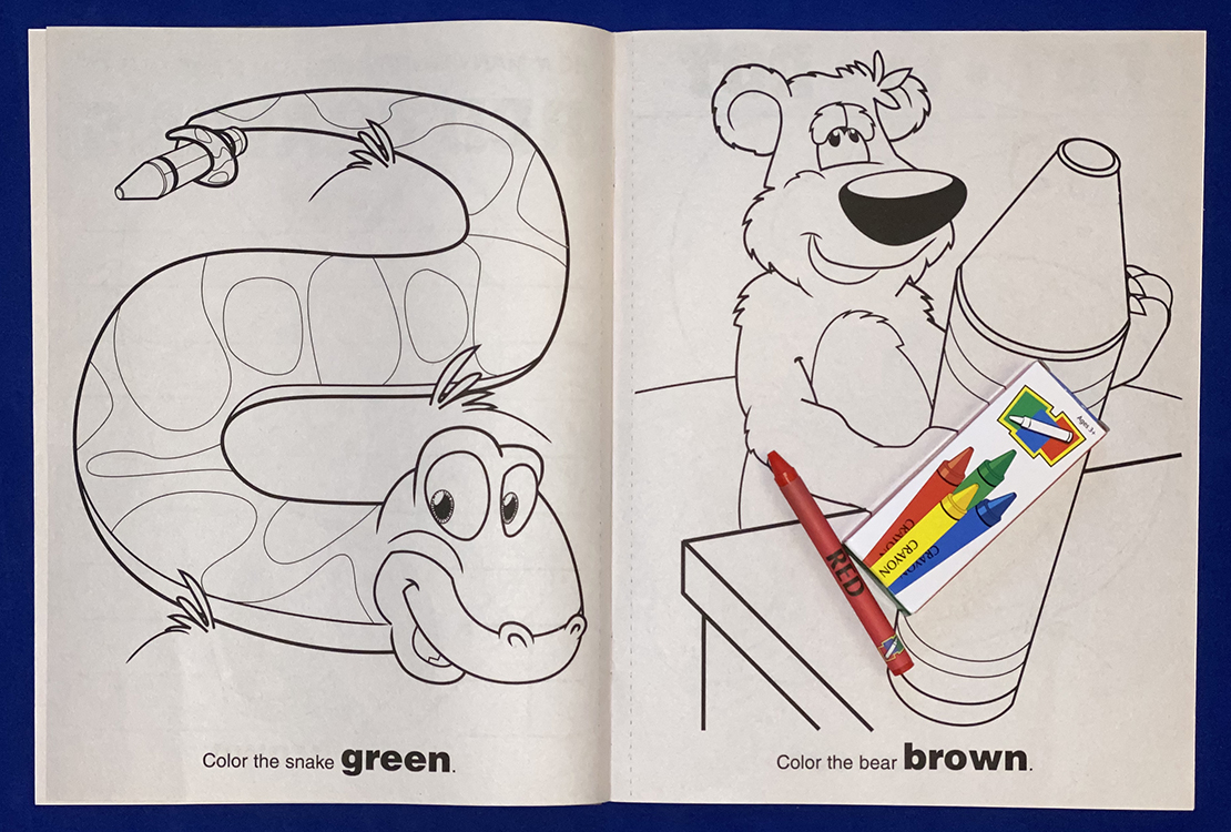 COLORING SET - Fun With Colors Coloring Book Fun Pack 4