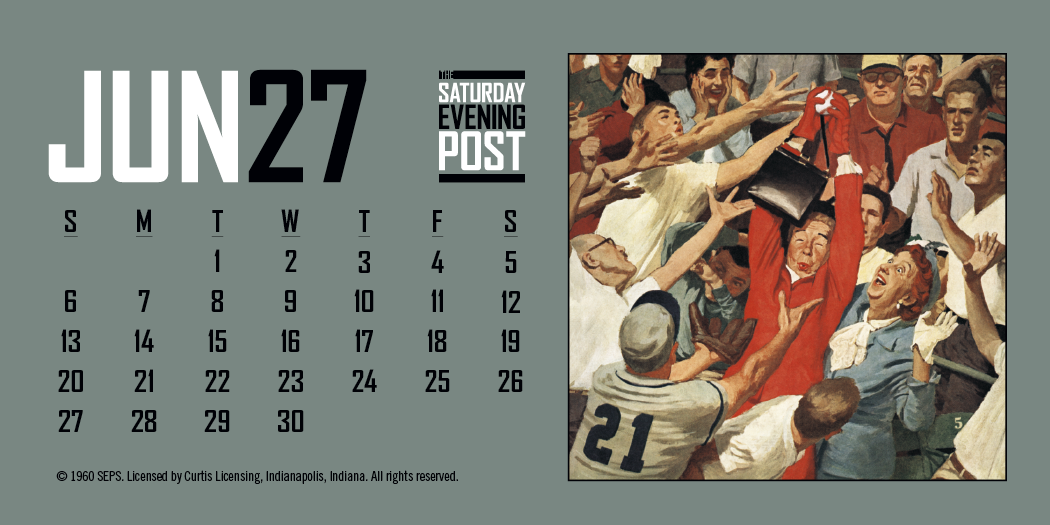 Triumph® Calendars The Saturday Evening Post Desk Calendar 49