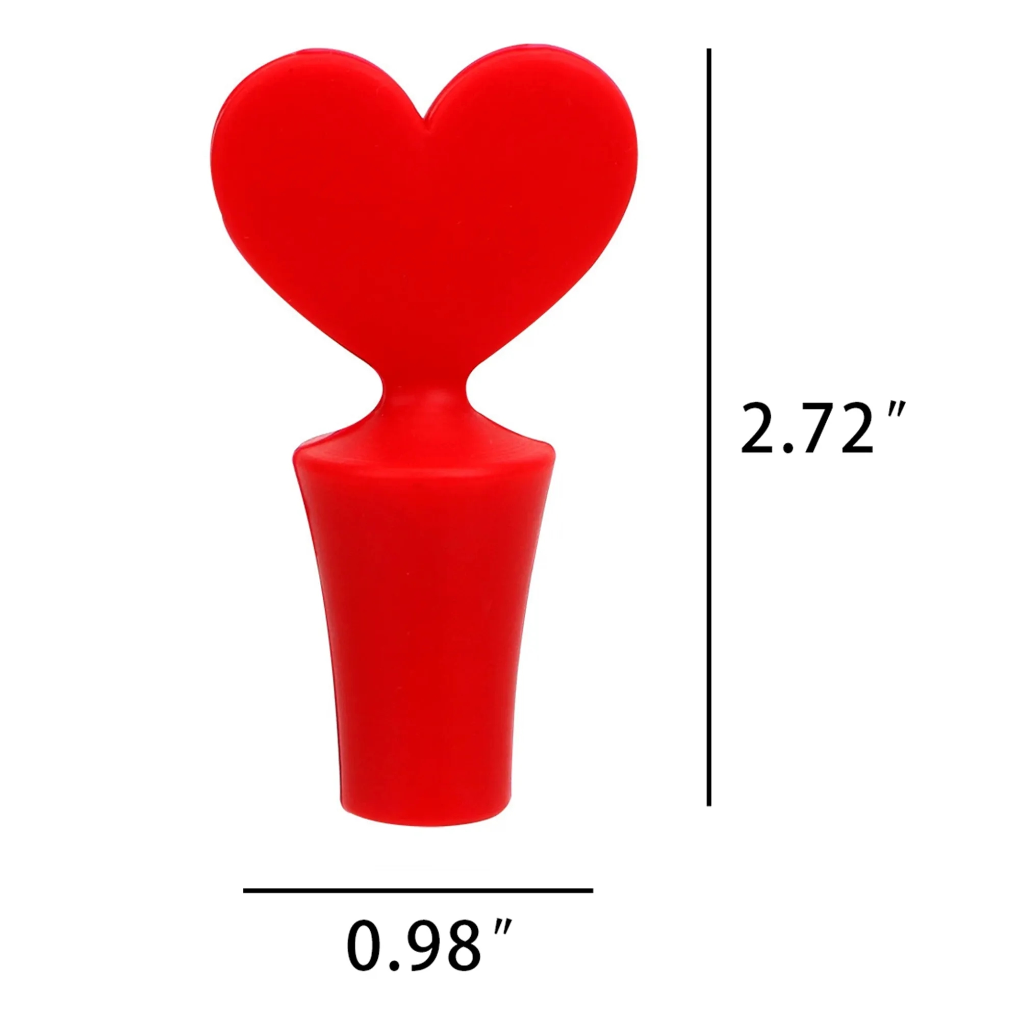 Poker Shape Silicone Wine Stopper 3