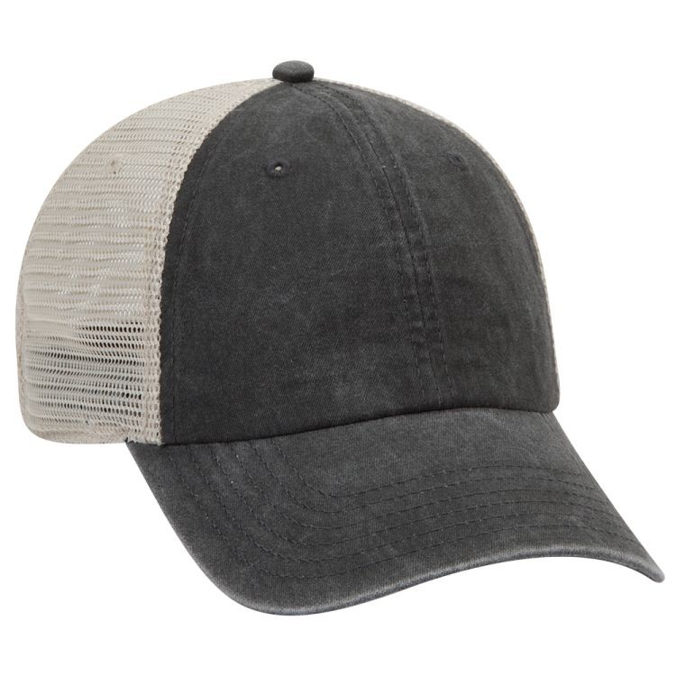OTTO CAP® OTTO FLEX® Fitted 6 Panel Low Profile Mesh Back Trucker Hat 41