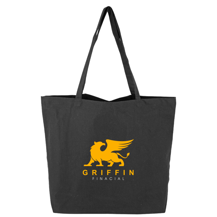 Black Jumbo Cotton Tote 2