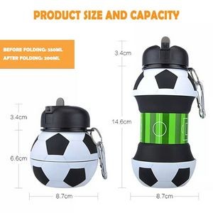 19 Oz Collapsible Silicone Water Bottle 3
