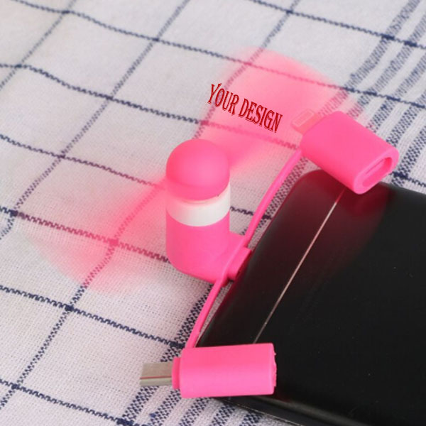 Ready To Ship Stocked 3-in-1 Mini Smart Phone Fan/Overcool 4