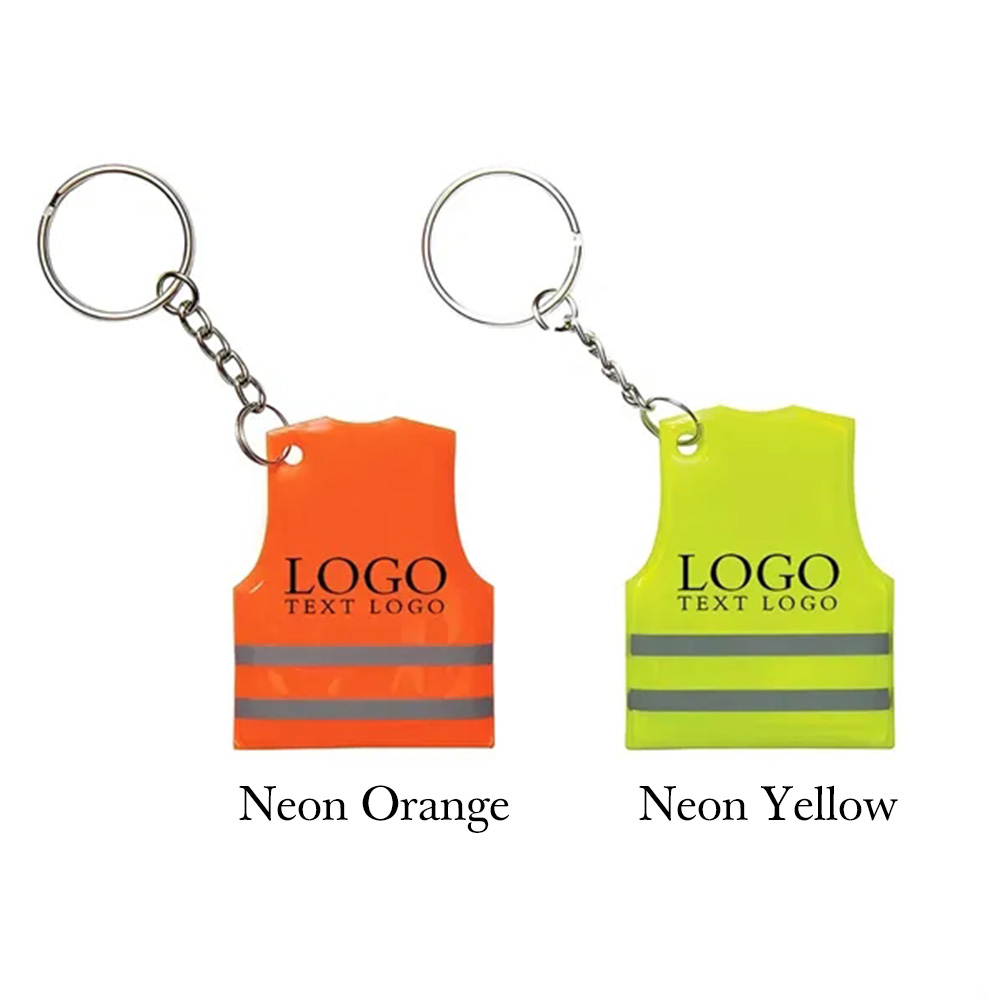 Custom Reflective Safety Vest Keytag 5
