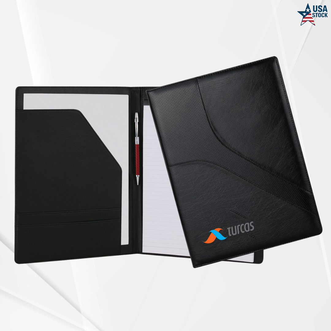 Leatherette Padfolio with Interior Pockets, Pen Holder & Notepad 4